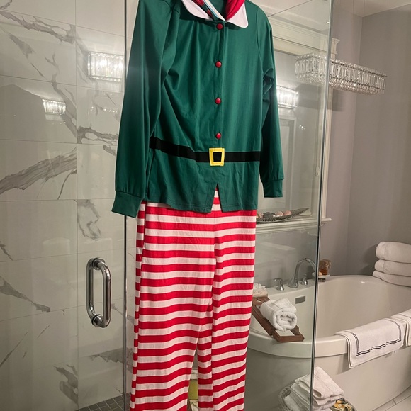 Funny ugly Christmas 🎄 PJ s women’s small one piece 🎄🎄 - Picture 15 of 17